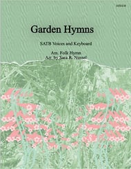 Garden Hymns SATB choral sheet music cover Thumbnail